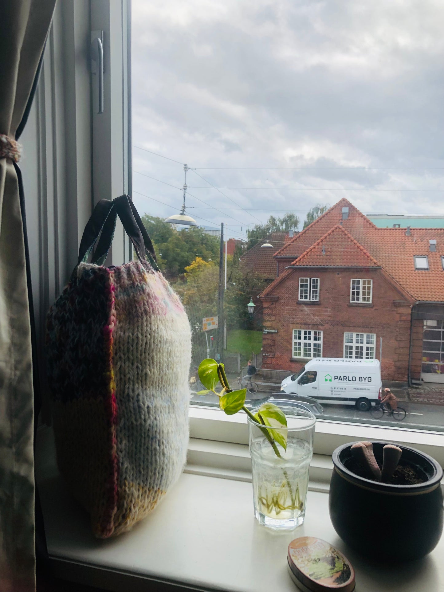 Bag Hand-sewn Yarn Tote Bag Slow Fashion Handmade 2311