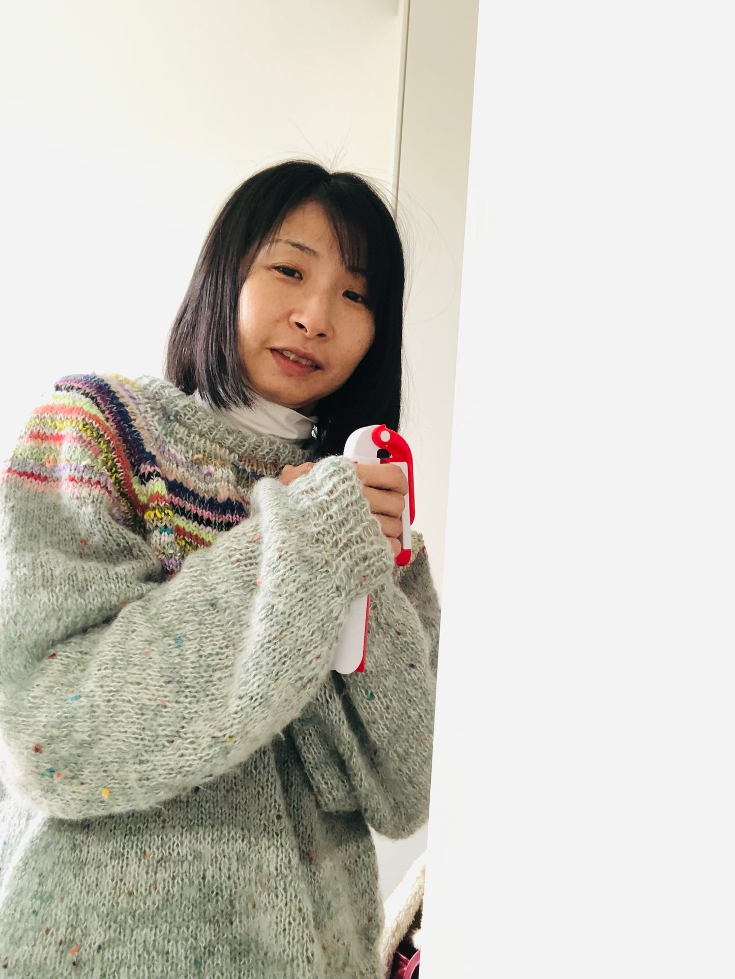 Sweater, Håndstrikket, Slow Fashion, Fancy Yarn, Unik, 1964