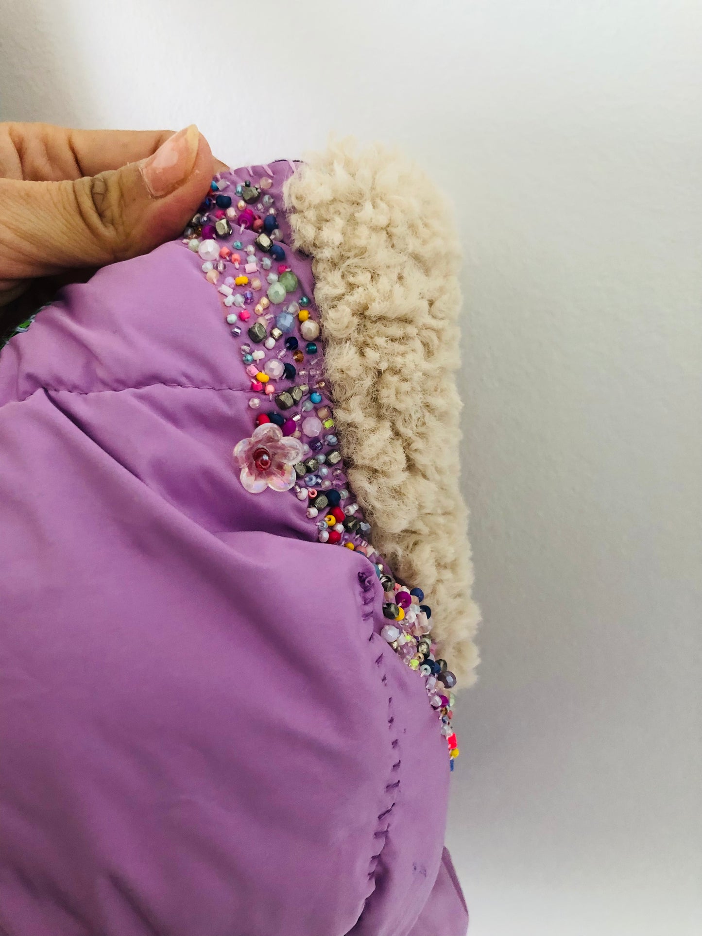 Bag   手縫いのバッグ　布製　スローファッション　ハンドメイド　1958