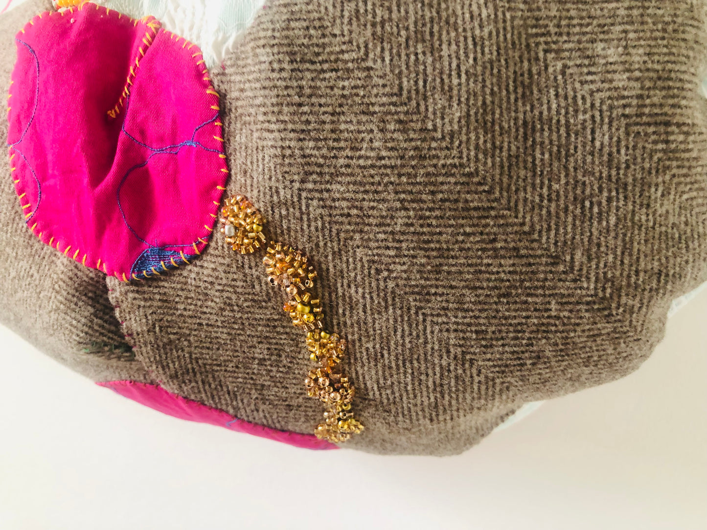 Bag Hand-sewn bag Fabric Slow fashion Handmade 1970