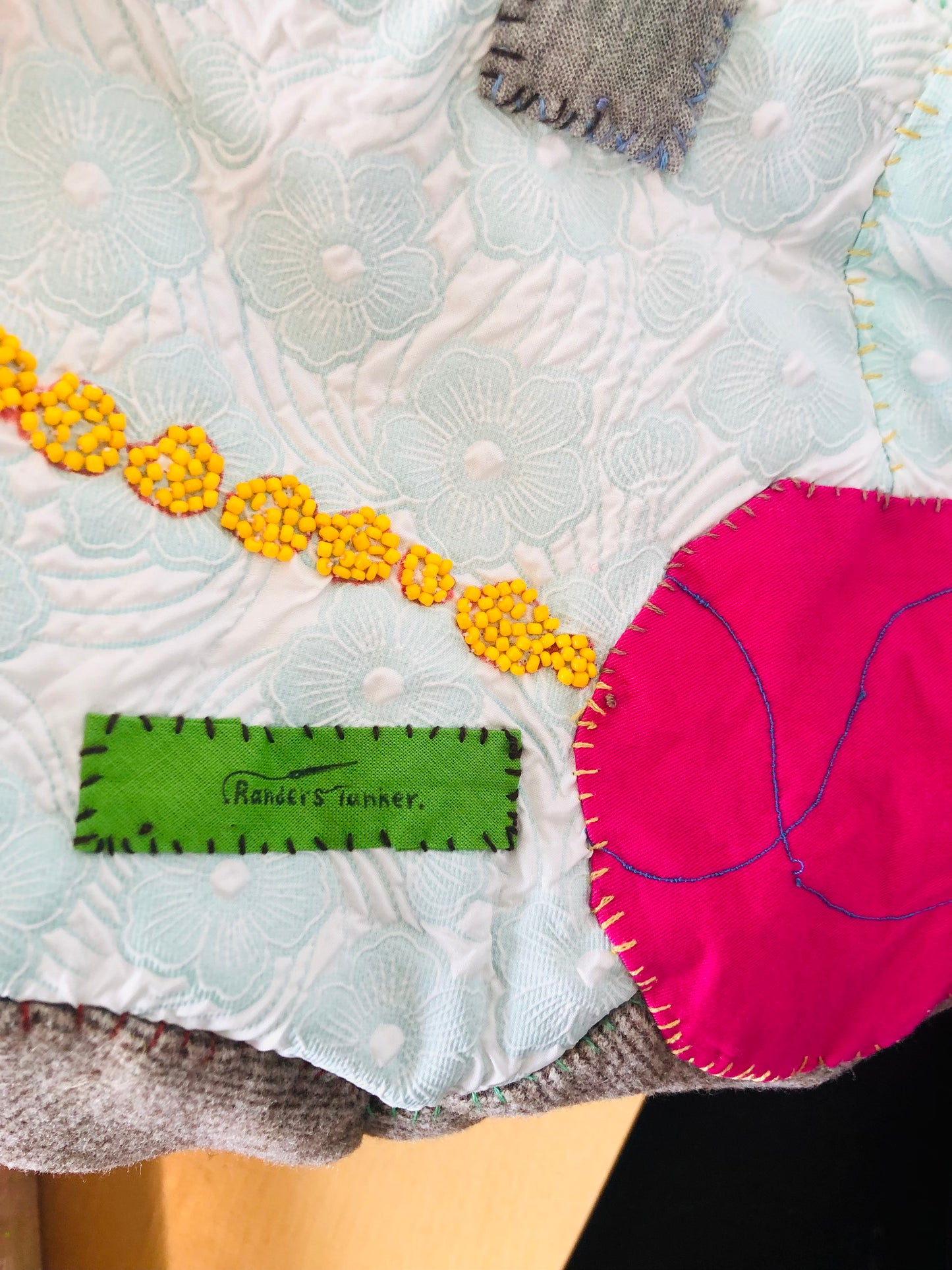 Bag Hand-sewn bag Fabric Slow fashion Handmade 1970