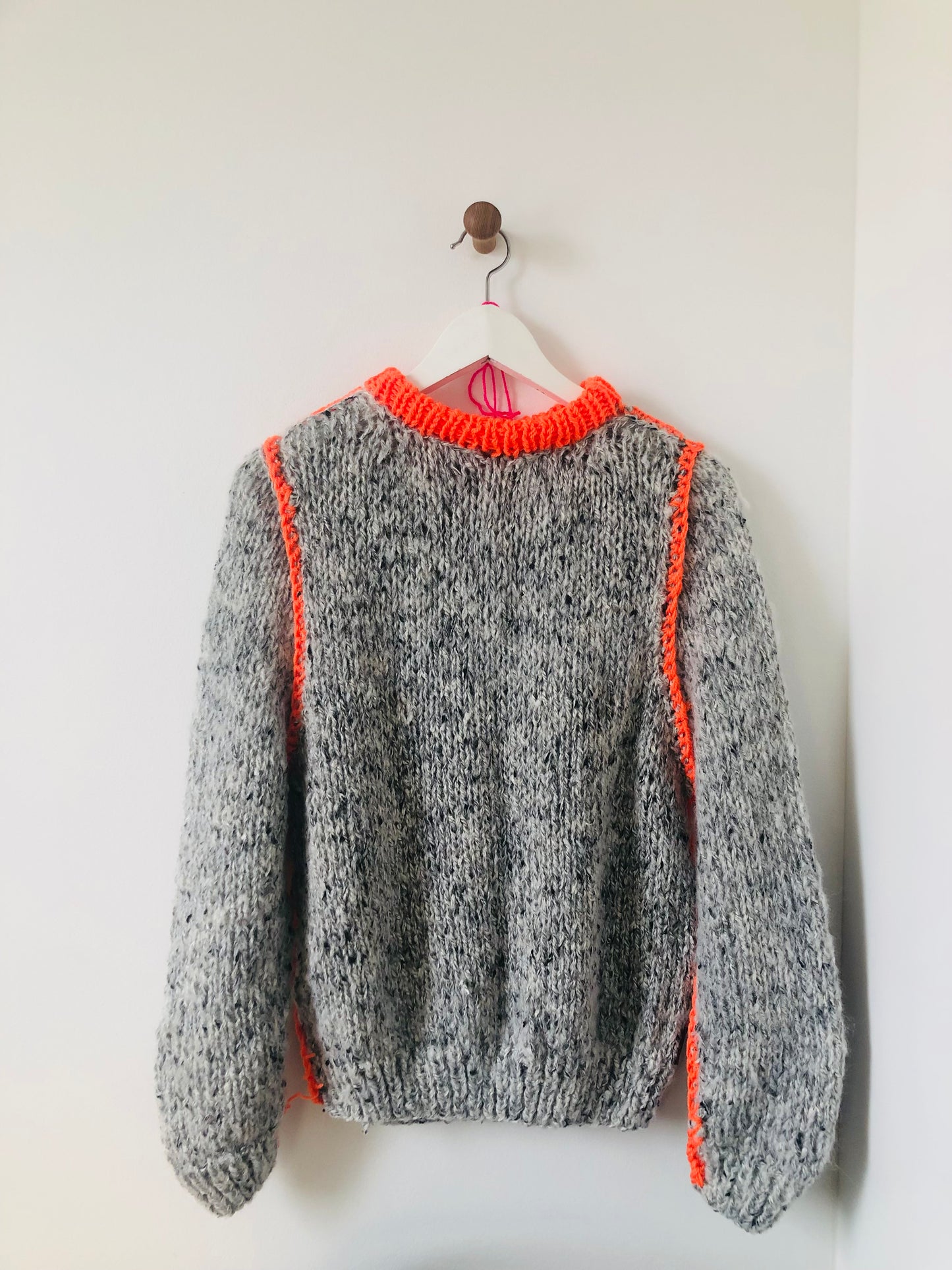 セーター　手編み　スローファッション　ファンシーヤーン　oneofakind  1997