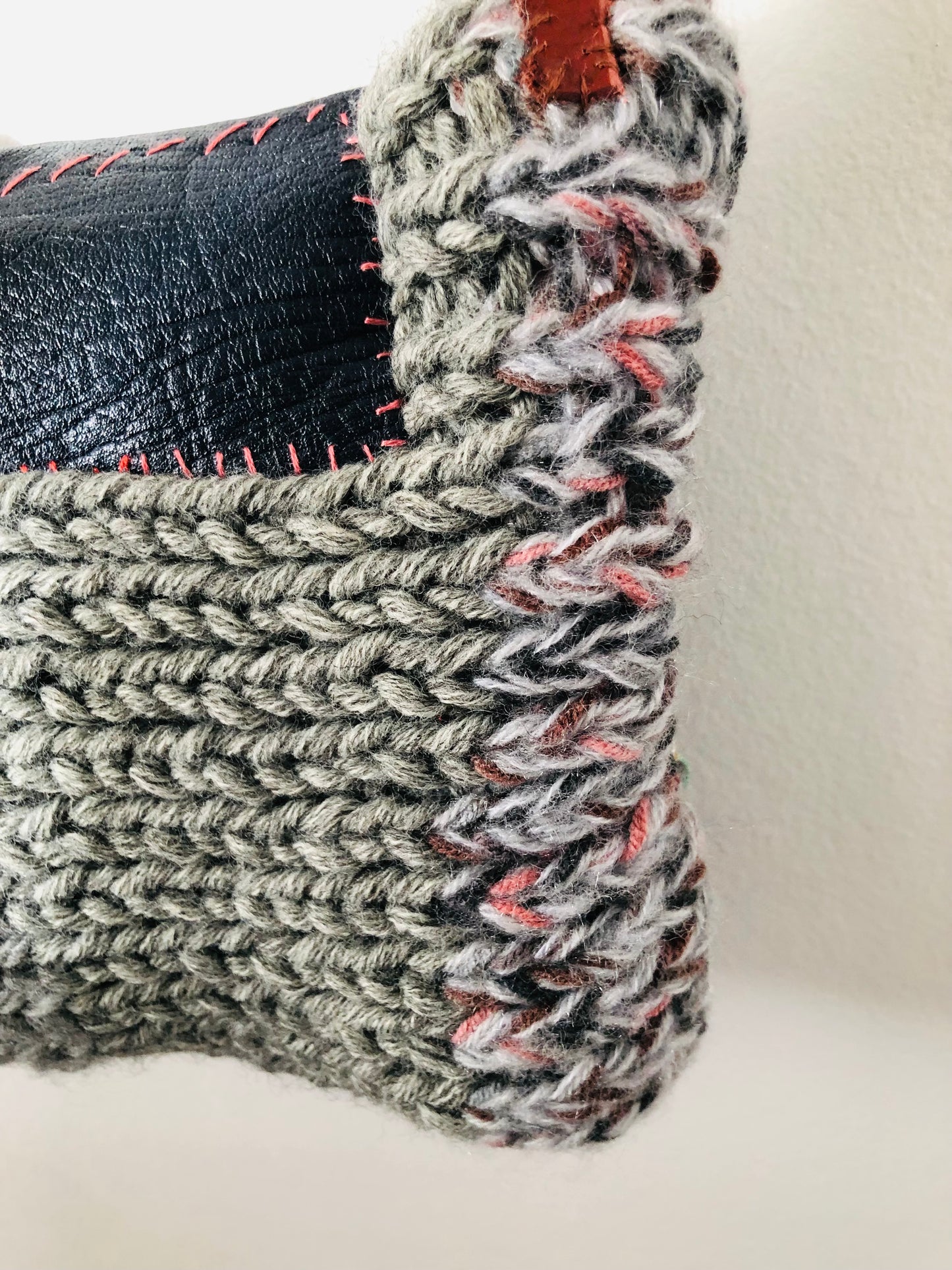 Bag 手縫いのバッグ　布製　スマホバッグ　スローファッション　ハンドメイド　ポシェット  2322