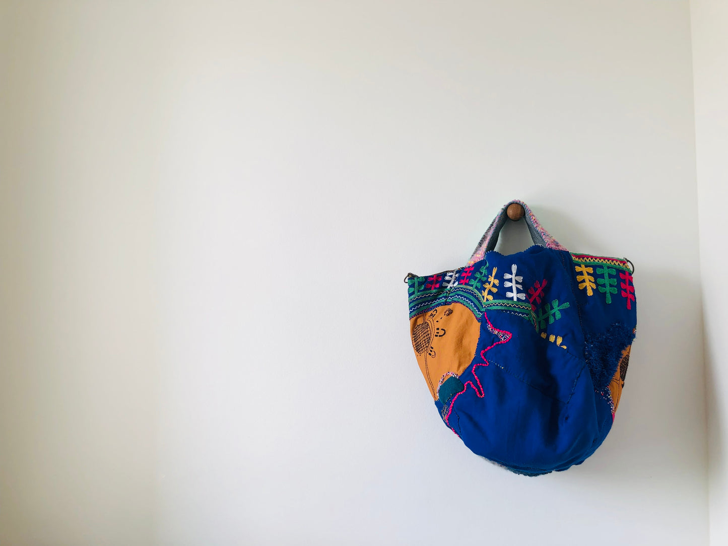 Bag Hand-sewn bag Fabric Slow fashion Handmade 1999