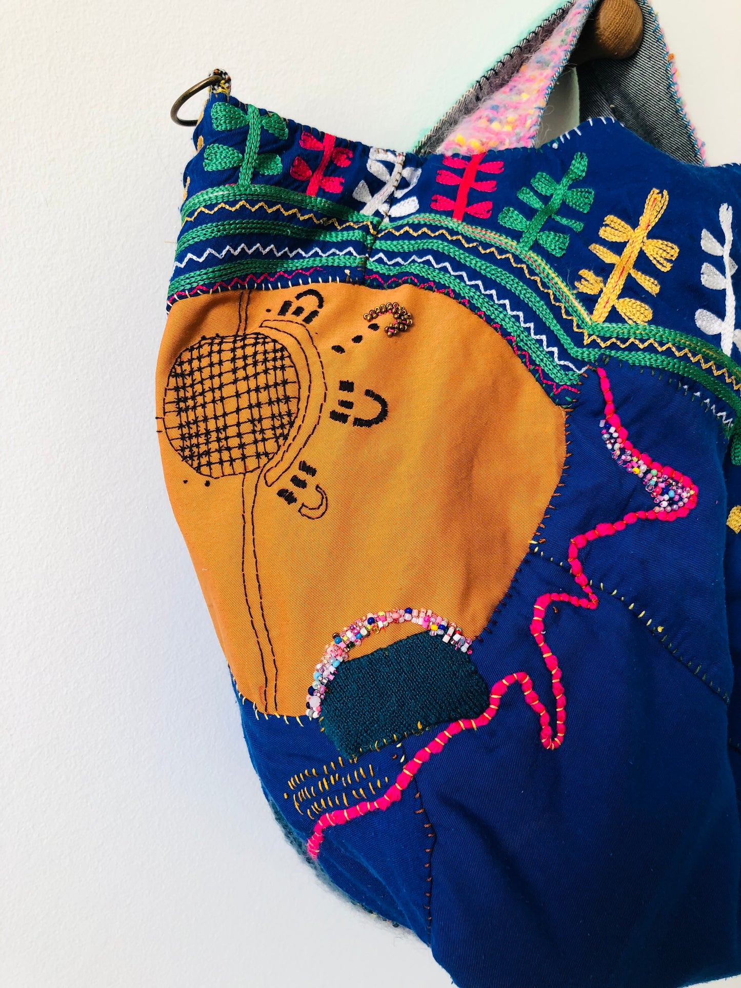 Bag Hand-sewn bag Fabric Slow fashion Handmade 1999