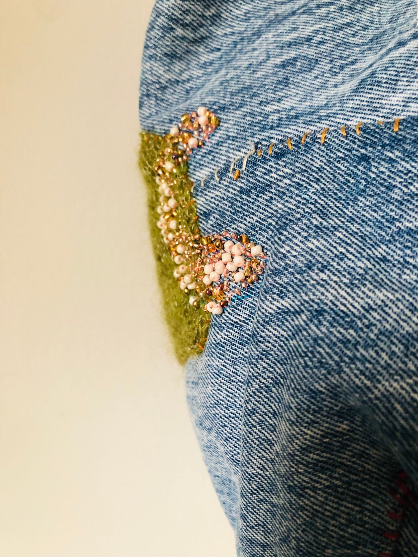 Bag 手縫いのバッグ　布製　トートバッグ　スローファッション　ハンドメイド　2347