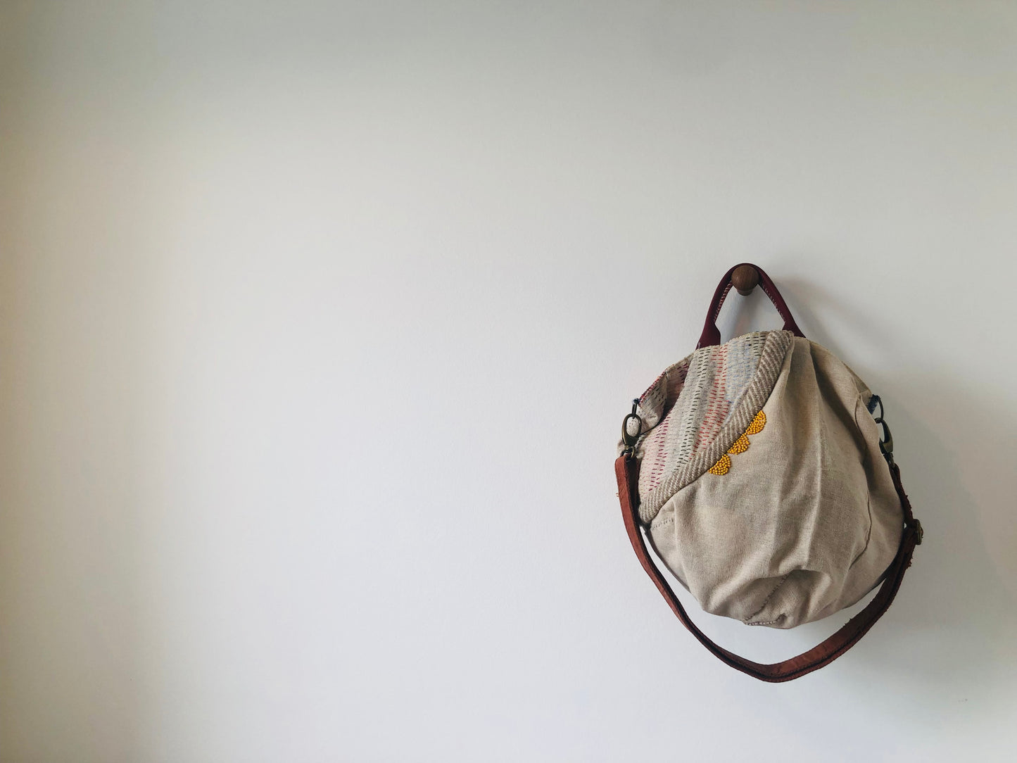 Bag   手縫いのバッグ　布製　スローファッション　ハンドメイド　2013