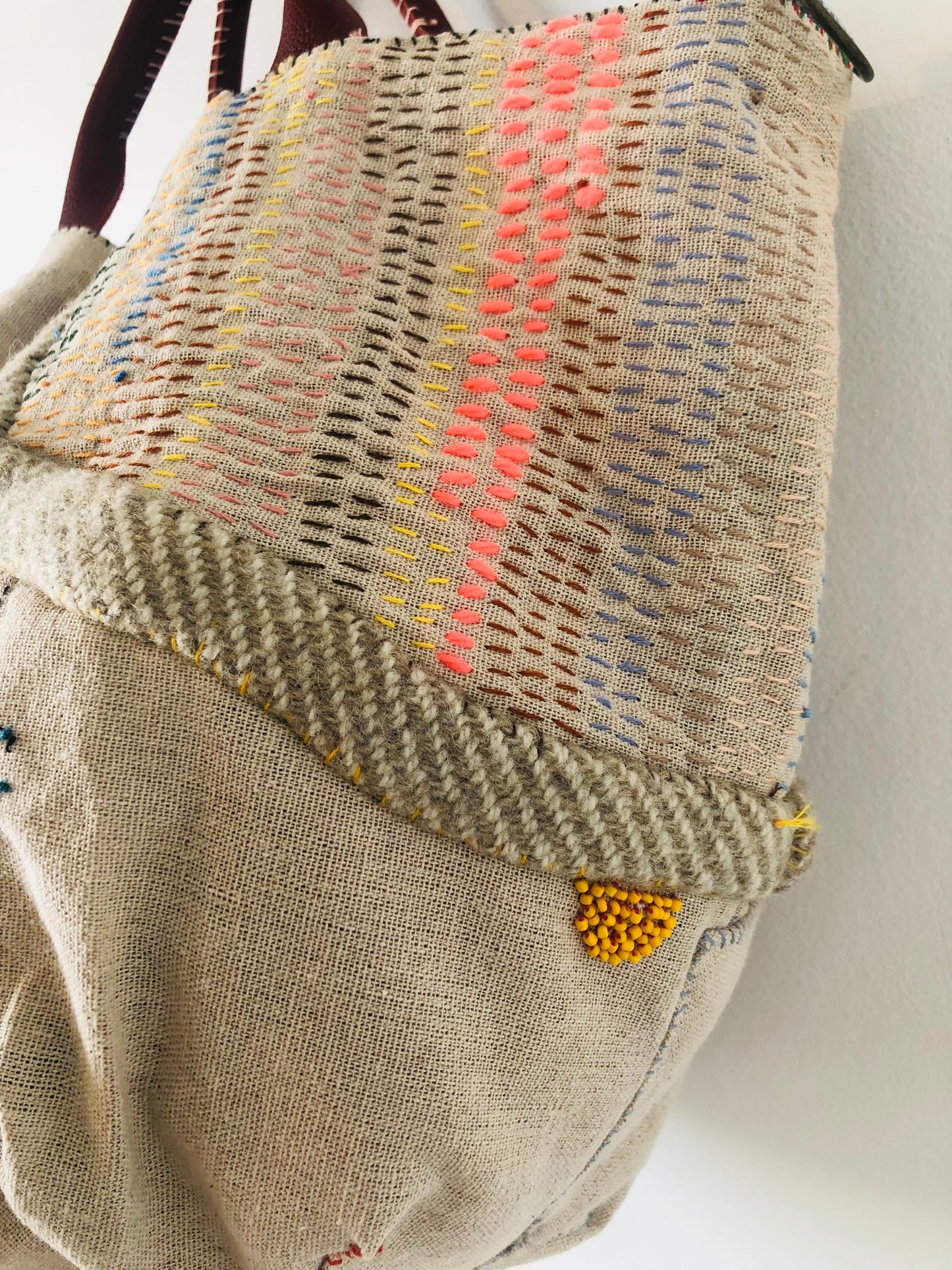 Bag   手縫いのバッグ　布製　スローファッション　ハンドメイド　2013