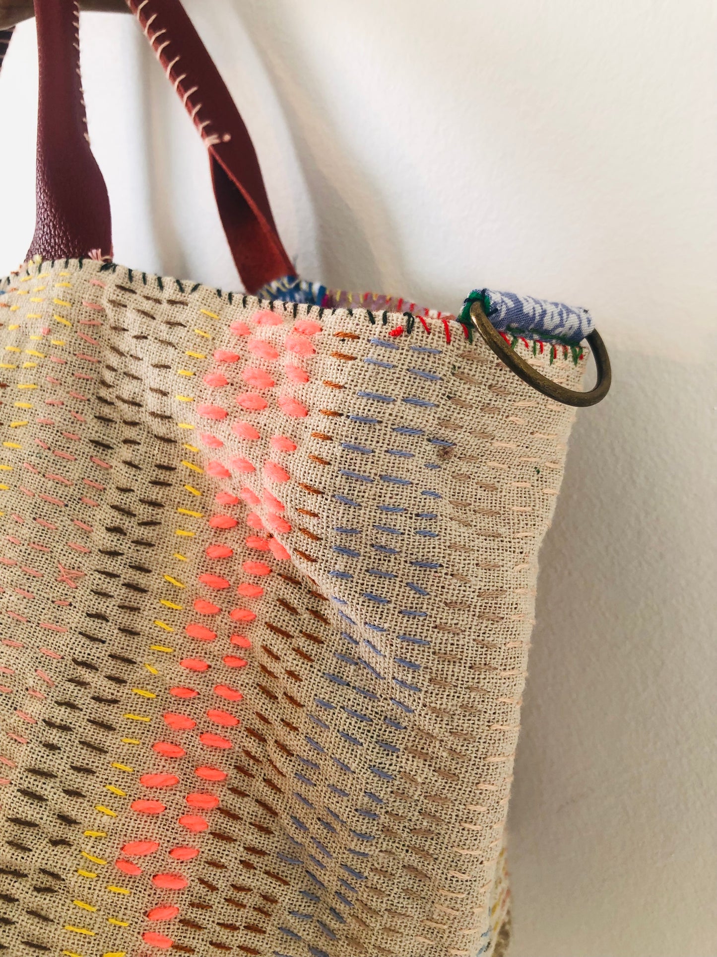 Bag   手縫いのバッグ　布製　スローファッション　ハンドメイド　2013