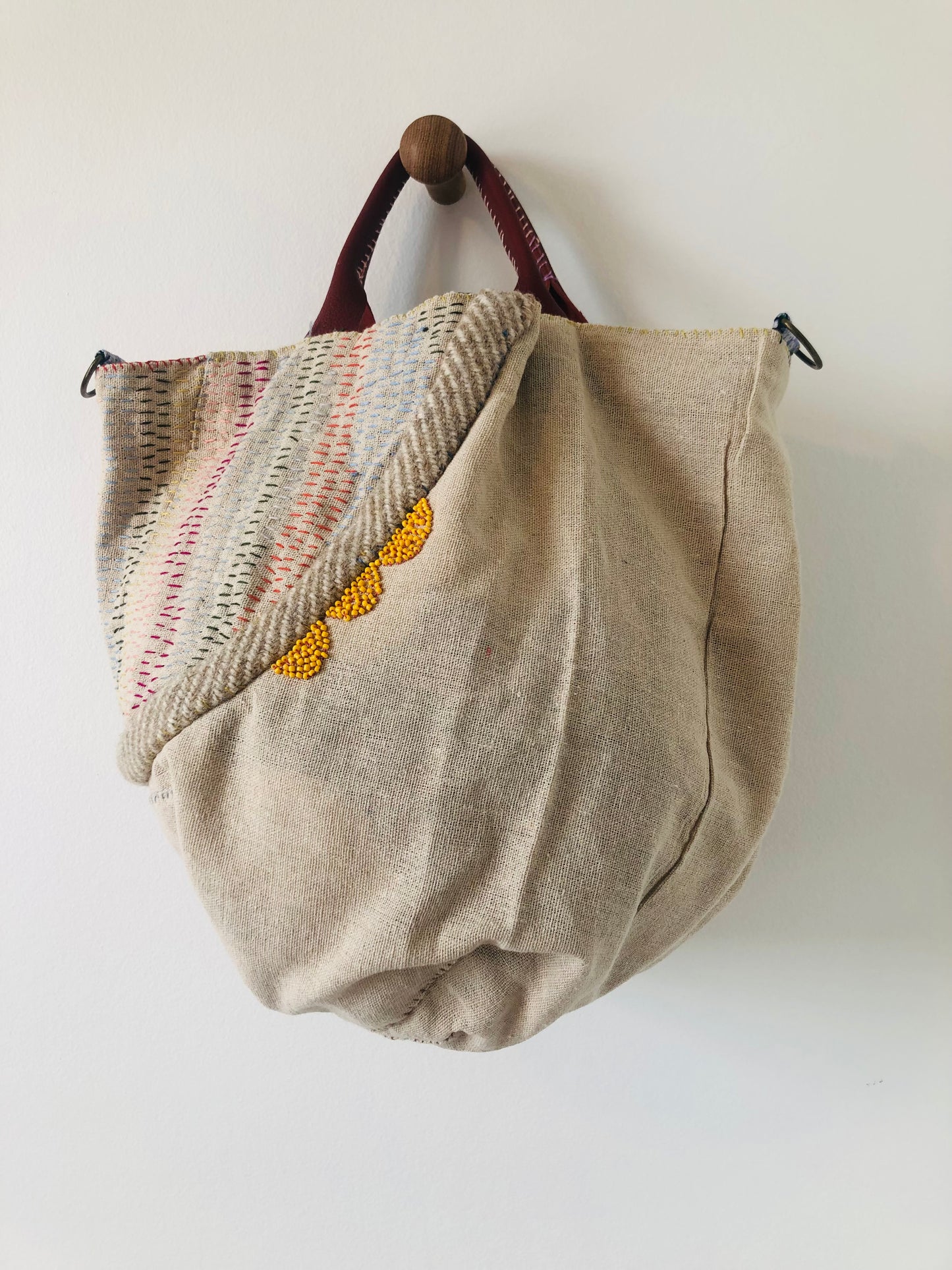 Bag   手縫いのバッグ　布製　スローファッション　ハンドメイド　2013