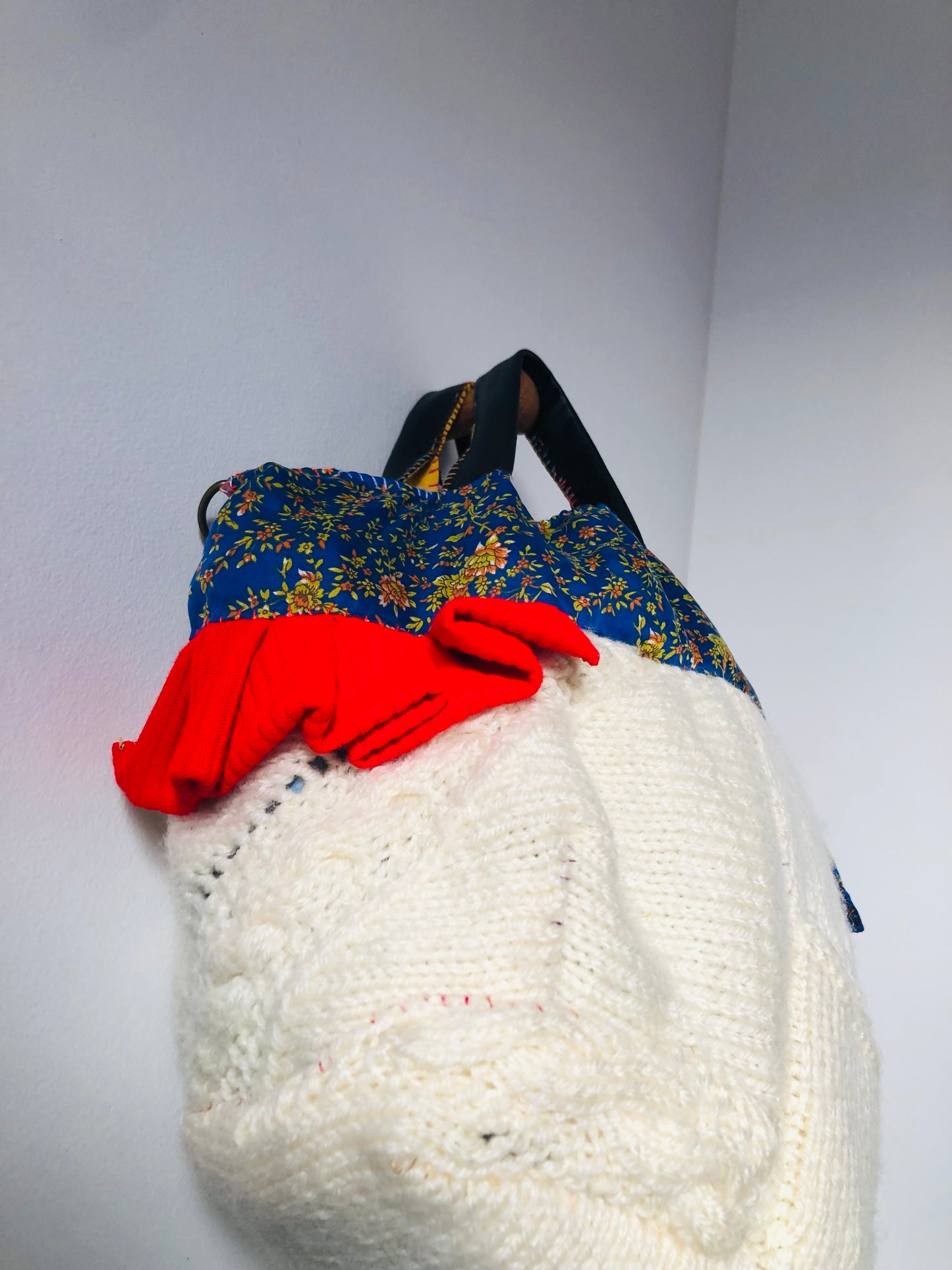 Bag 手縫いのバッグ　布製　トートバッグ　スローファッション　ハンドメイド　2352