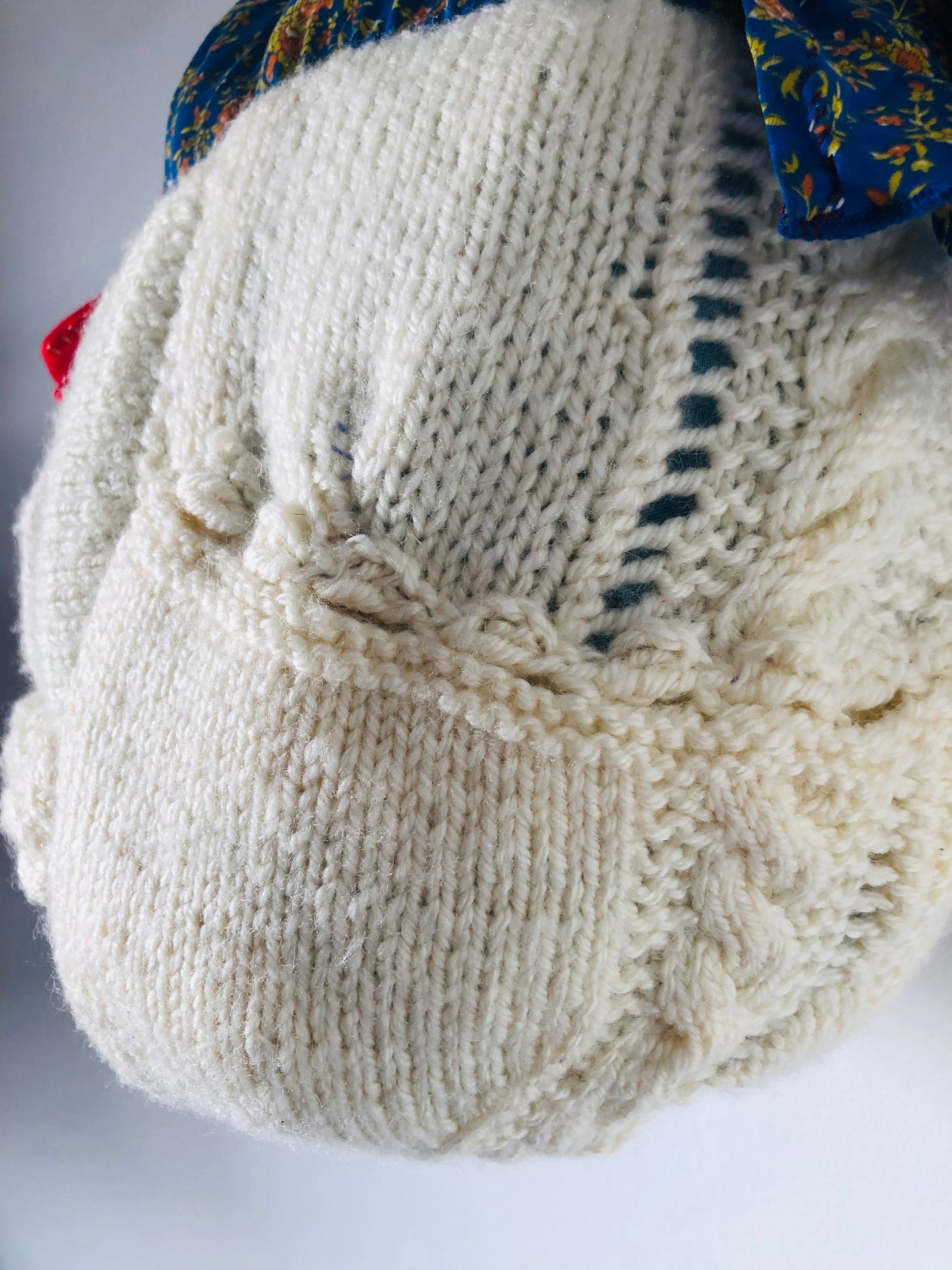 Bag 手縫いのバッグ　布製　トートバッグ　スローファッション　ハンドメイド　2352