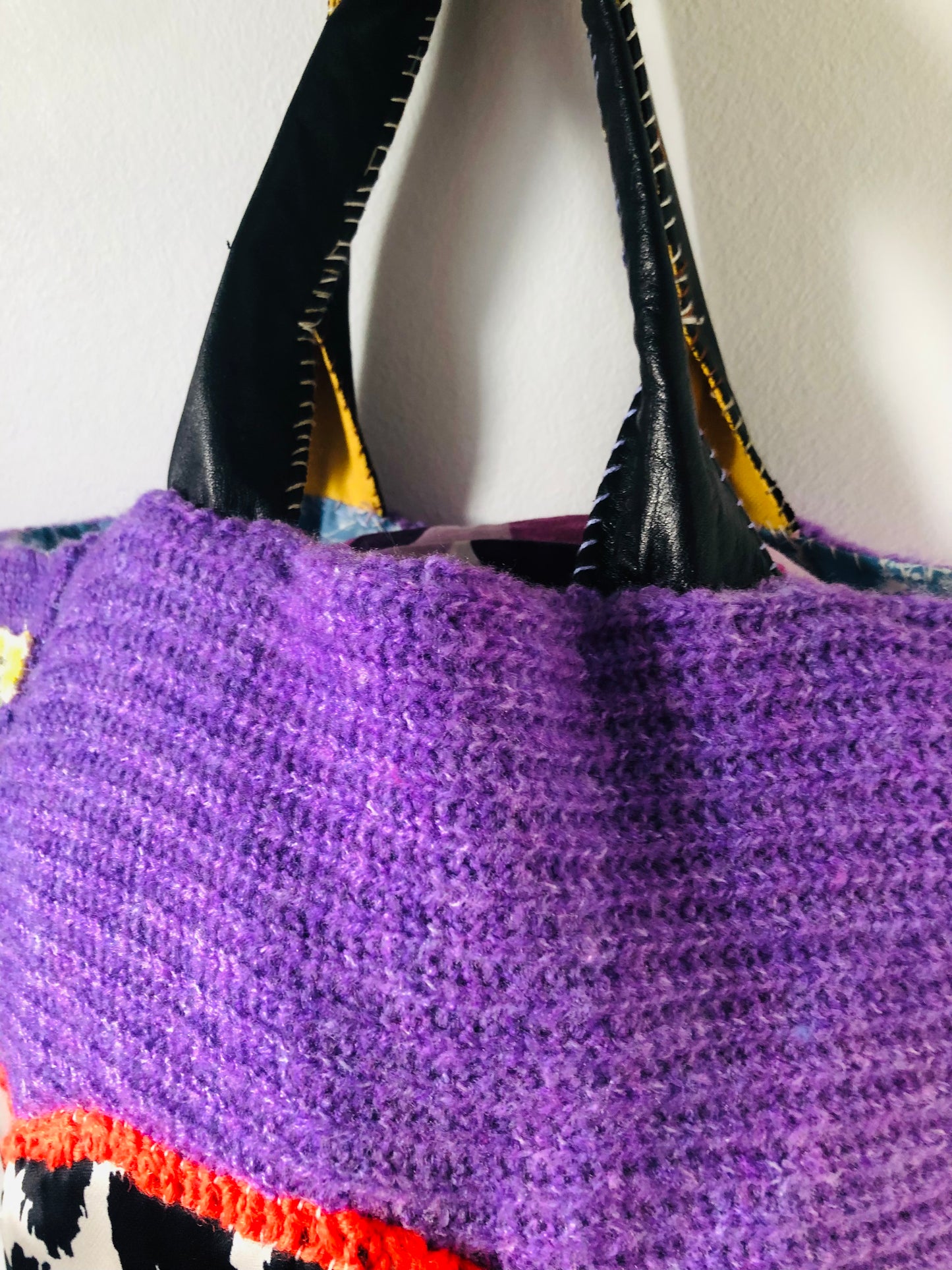 Bag 手縫いのバッグ　布製　トートバッグ　スローファッション　ハンドメイド　2353