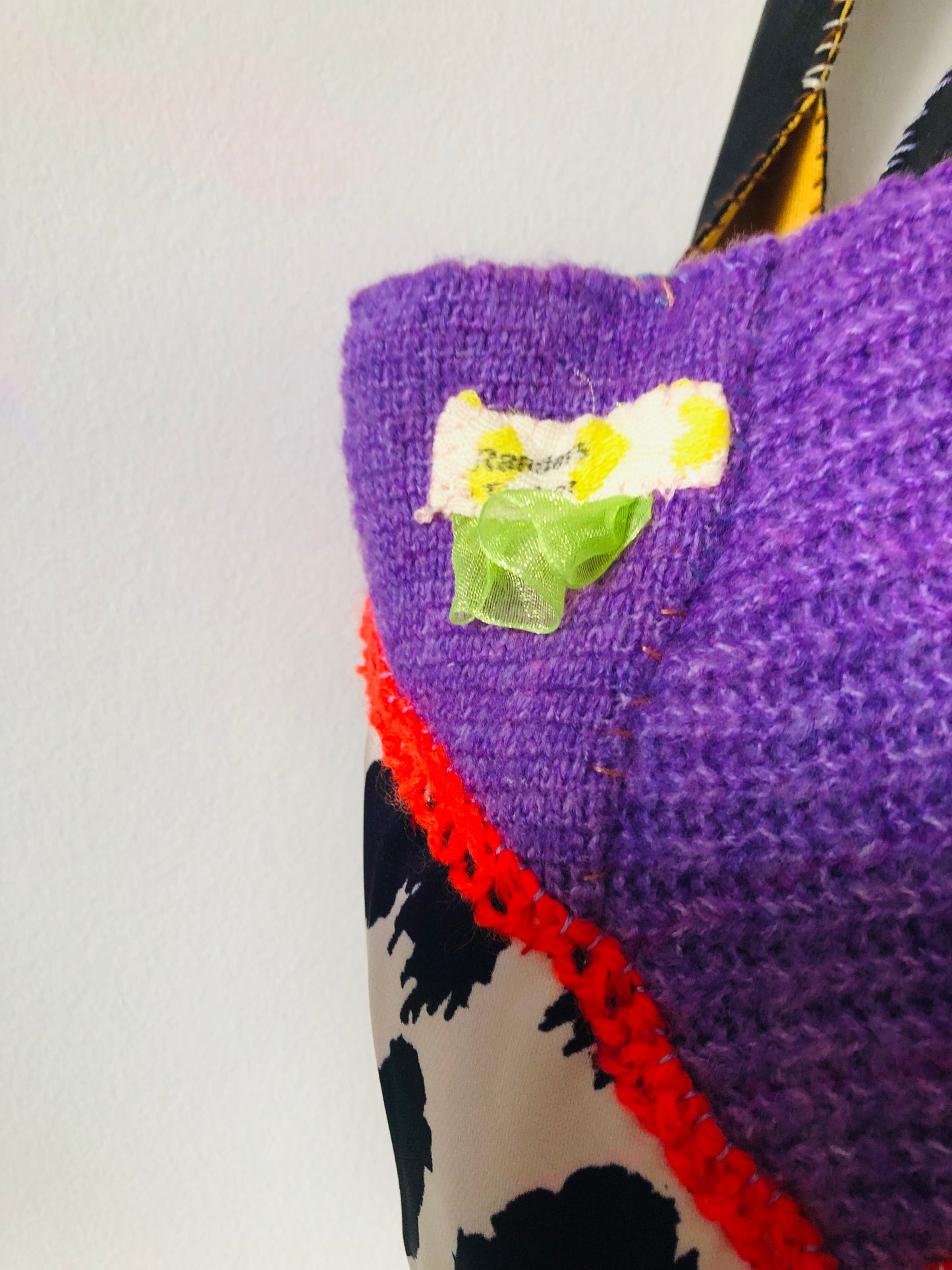 Bag 手縫いのバッグ　布製　トートバッグ　スローファッション　ハンドメイド　2353