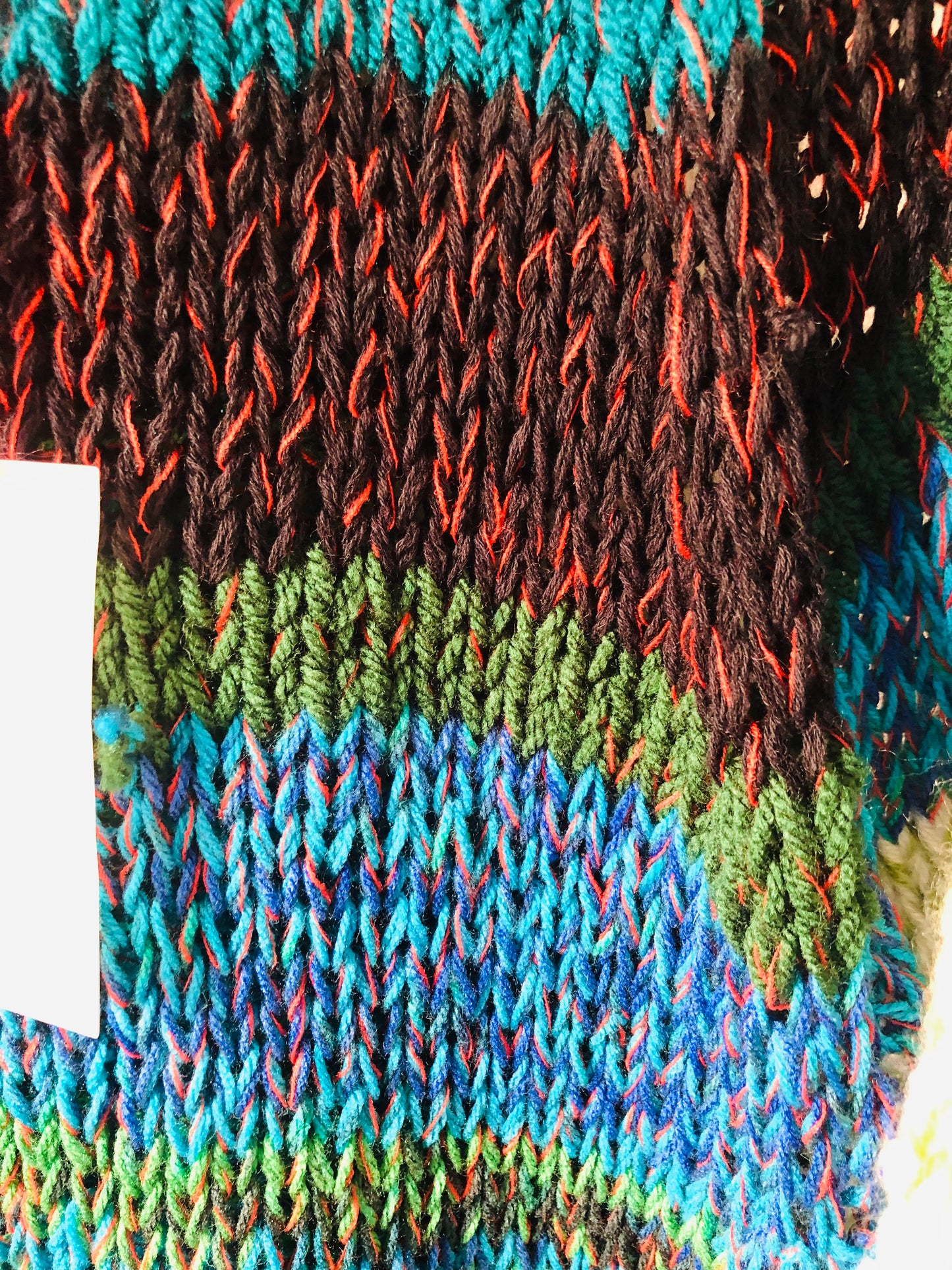 セーター　手編み　スローファッション　ファンシーヤーン　oneofakind  　2355