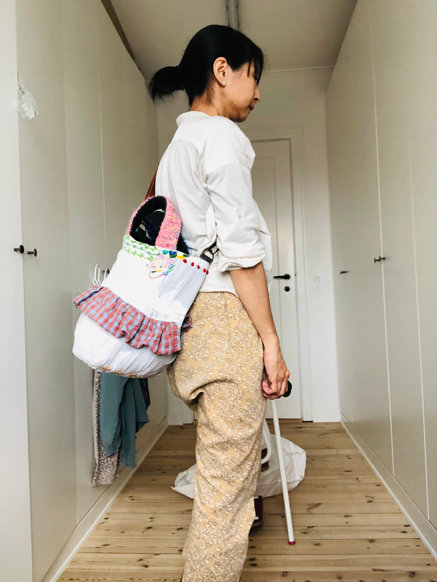 Bag Hand-sewn bag Fabric Slow fashion Handmade 2021