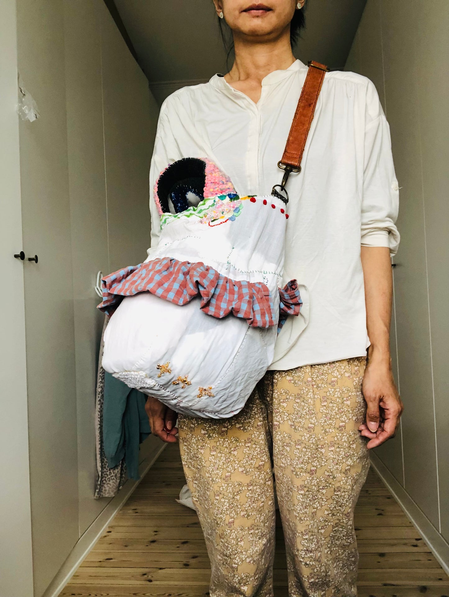 Bag Hand-sewn bag Fabric Slow fashion Handmade 2021