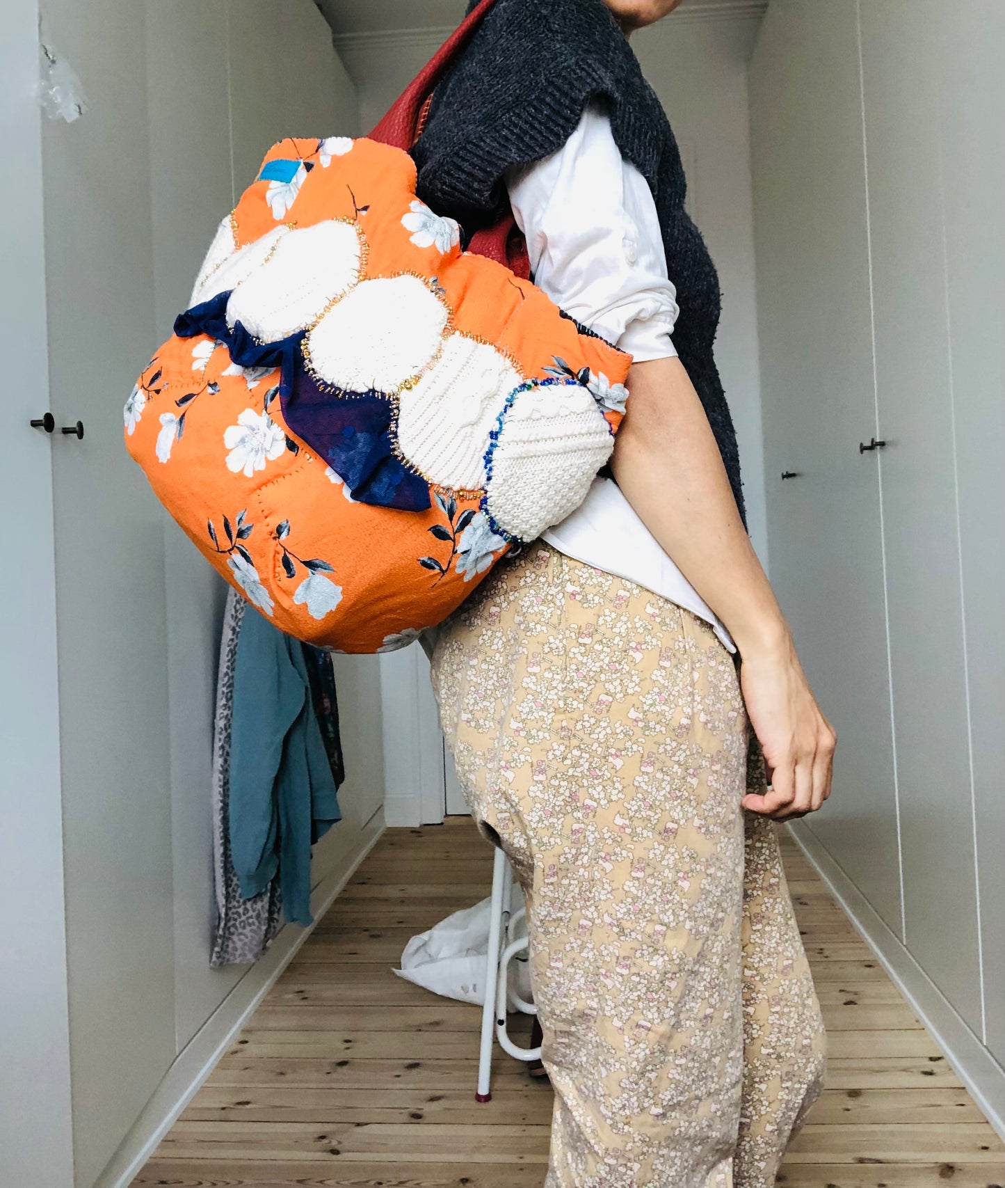 Bag Hand-sewn bag Fabric Slow fashion Handmade 2026