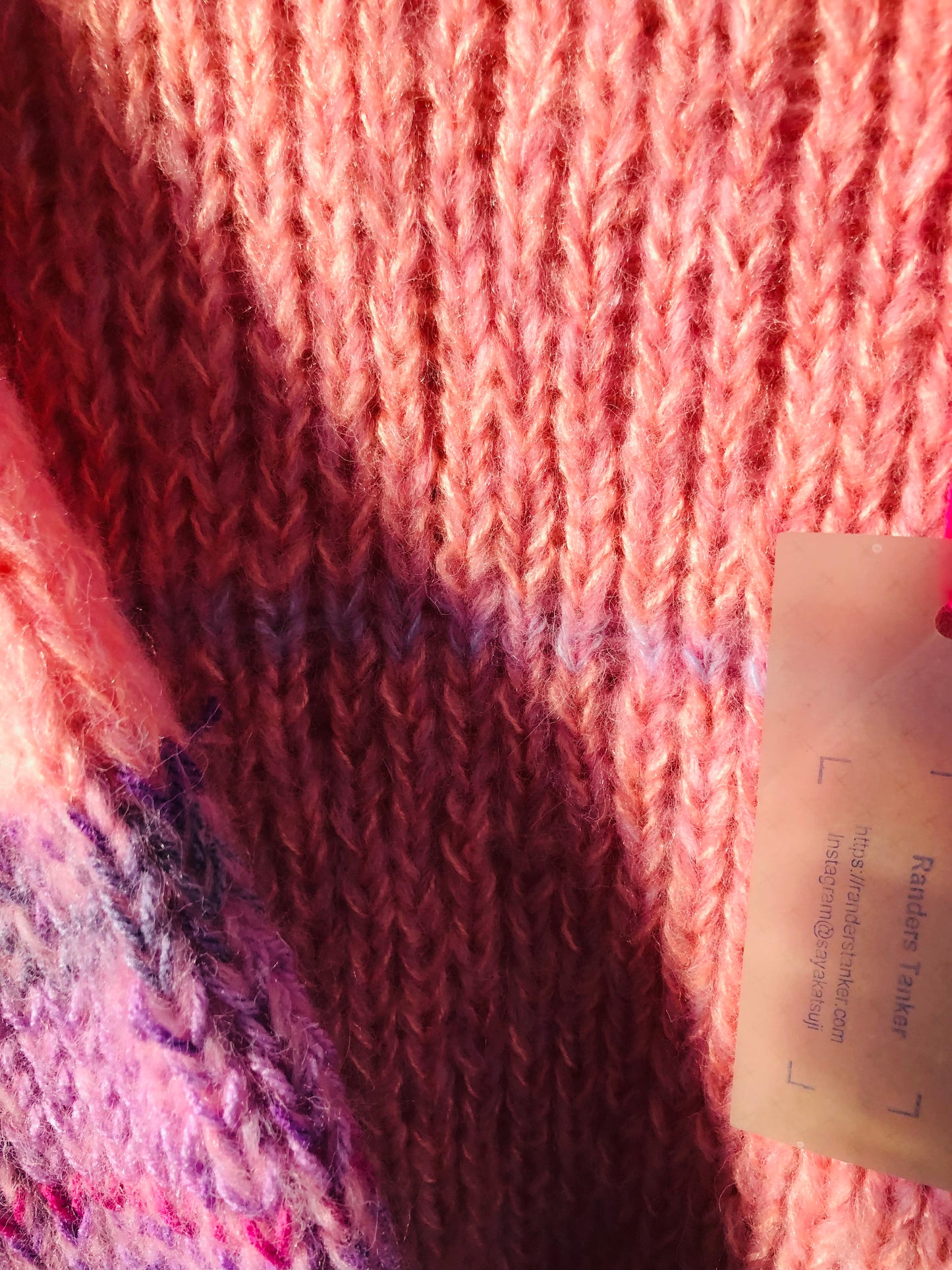 セーター　手編み　スローファッション　ファンシーヤーン　oneofakind  　2360