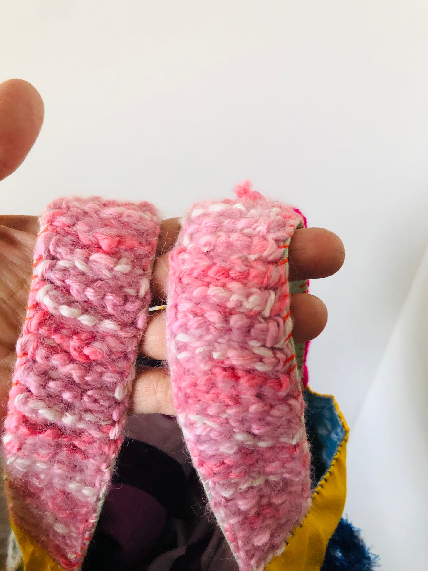 Bag 手縫いのバッグ　布製　トートバッグ　スローファッション　ハンドメイド　2362