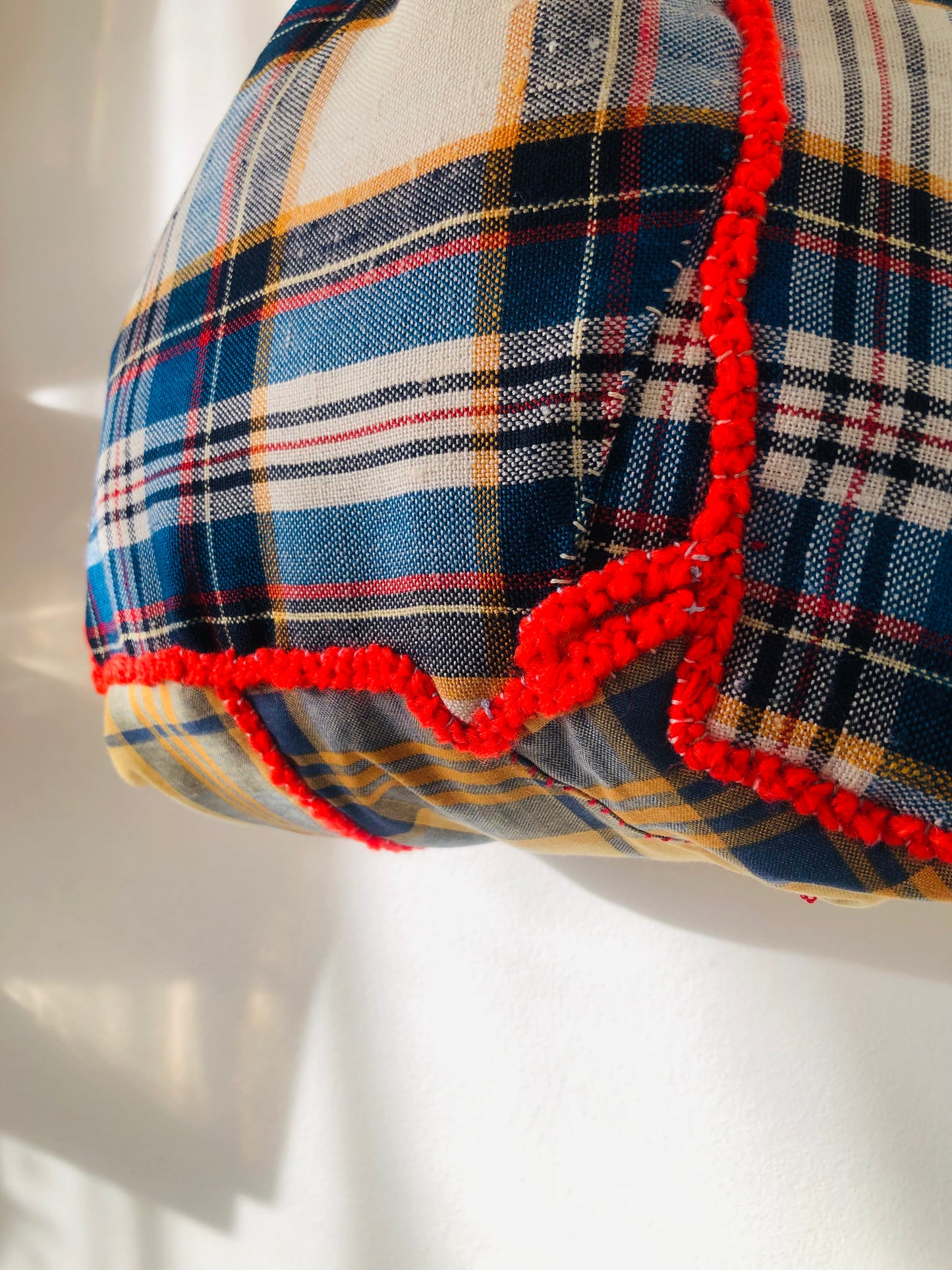 Bag 手縫いのバッグ　布製　トートバッグ　スローファッション　ハンドメイド　2366