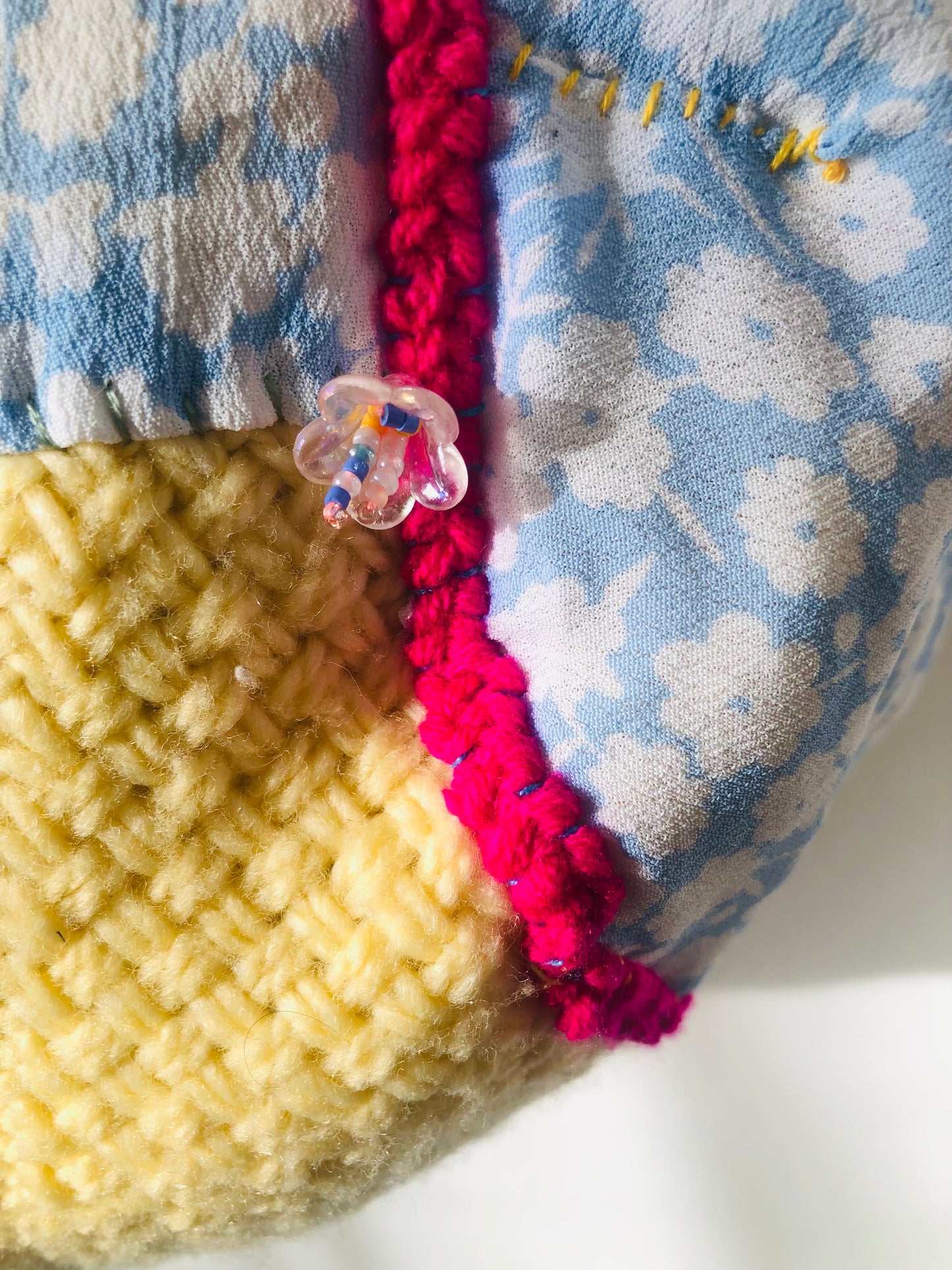 Bag 手縫いのバッグ　布製　トートバッグ　スローファッション　ハンドメイド　2367