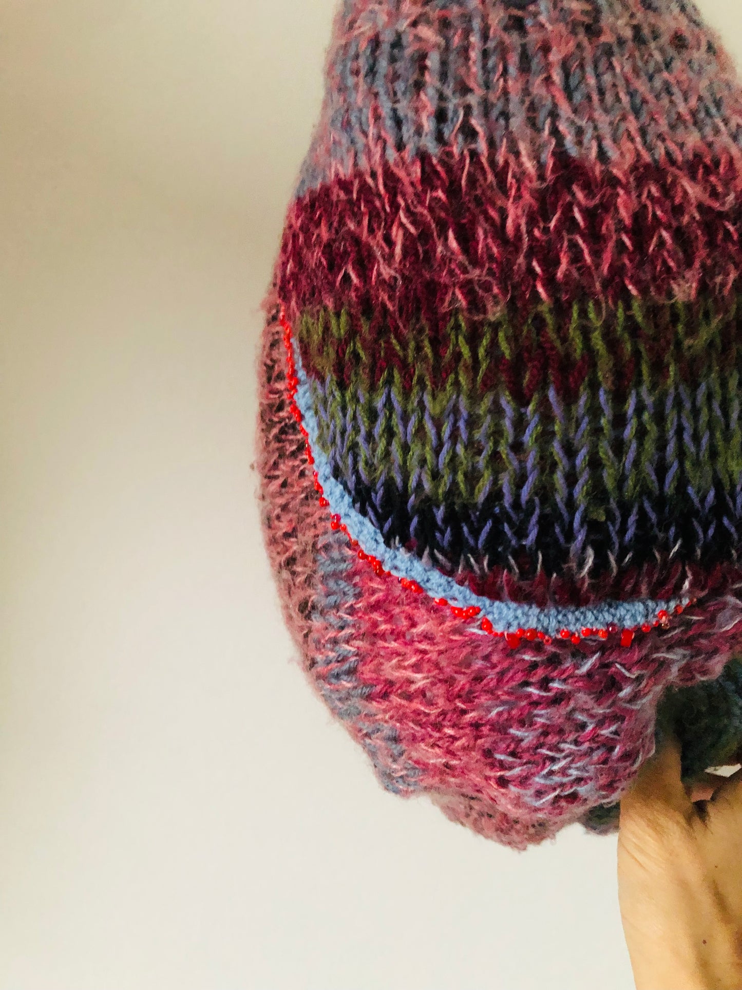 Bag 手縫いのバッグ　布製　トートバッグ　スローファッション　ハンドメイド　2372