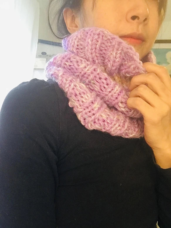 スヌード　手編み　1439