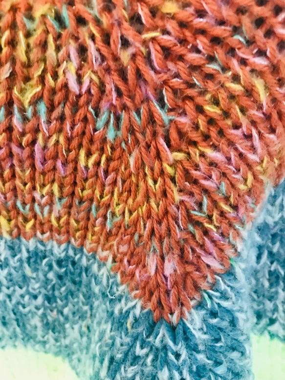 sweater hand-knitted 1379