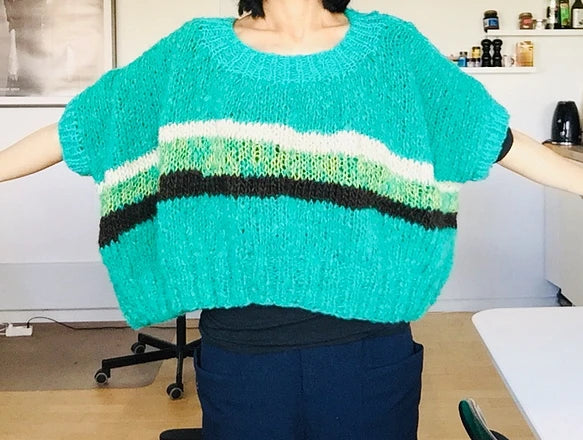 sweater hand-knitted 1259