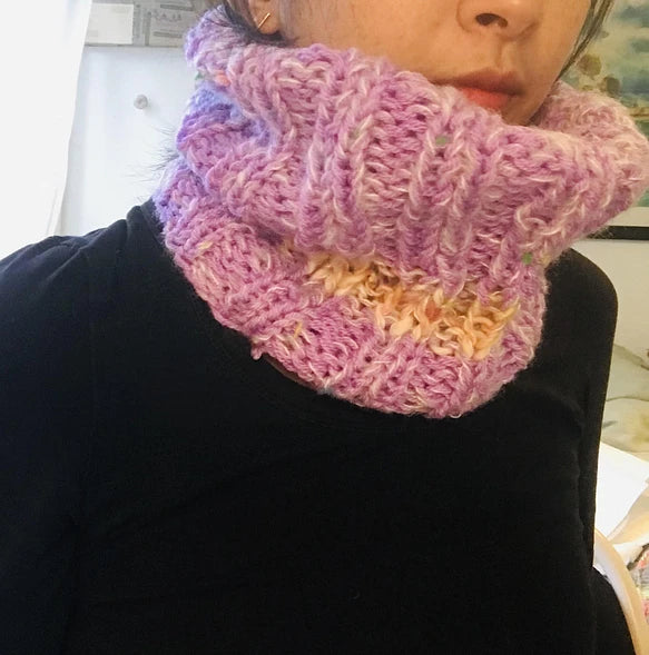 スヌード　手編み　1439