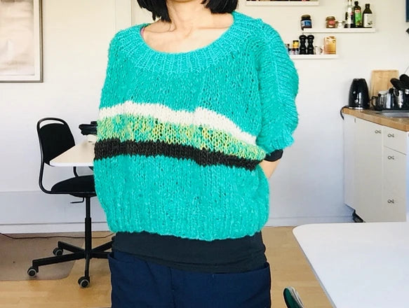 sweater hand-knitted 1259