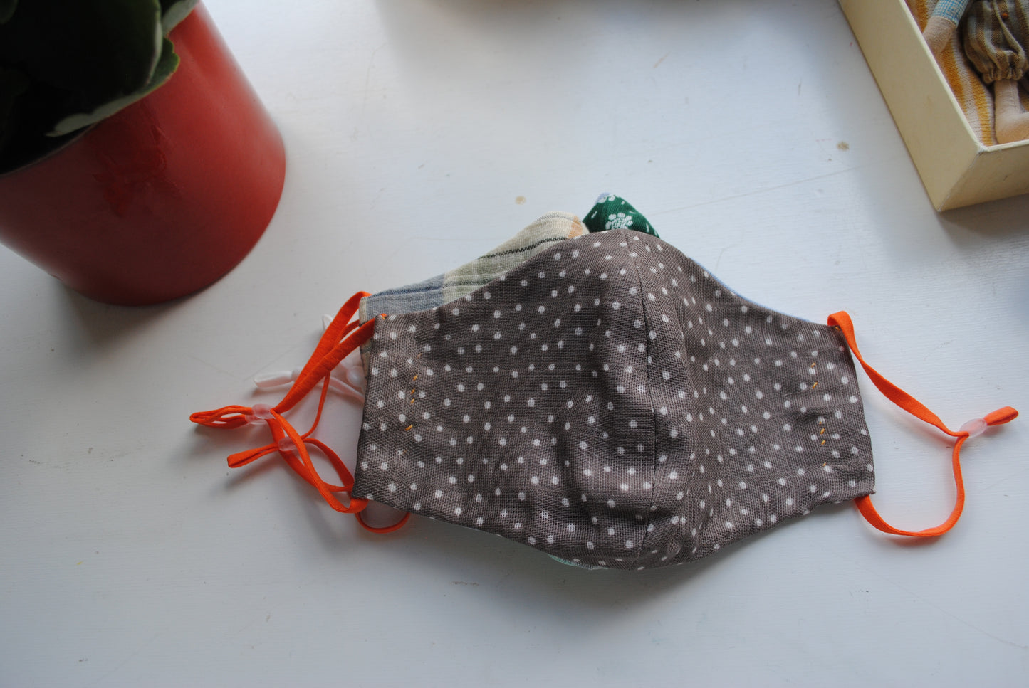 Summer Mask Mask Reusable Adult Mask 100% Muslin Gauze Unisex Non-stuffy Moisturizing Hay Fever [Free Shipping] Hand-stitched 1-3