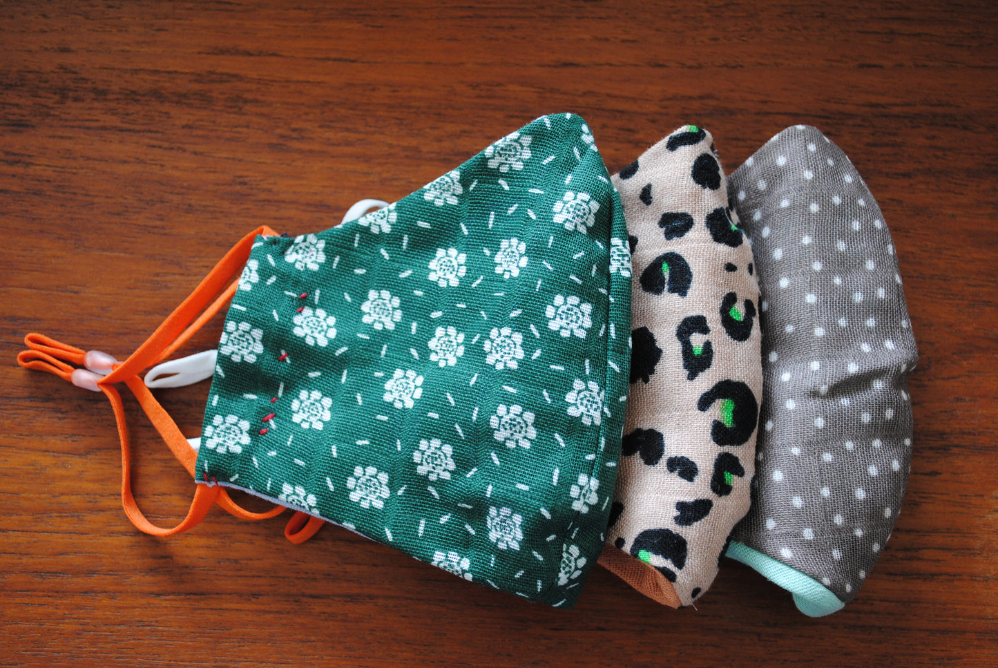 Summer Mask Mask Reusable Adult Mask 100% Muslin Gauze Unisex Non-stuffy Moisturizing Hay Fever [Free Shipping] Hand-stitched 10-3