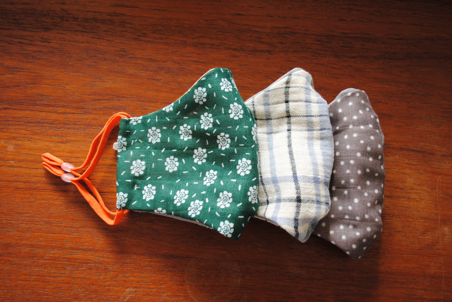 Summer Mask Mask Reusable Adult Mask 100% Muslin Gauze Unisex Non-stuffy Moisturizing Hay Fever [Free Shipping] Hand-stitched 12-3