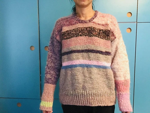 セーター　手編み　1433