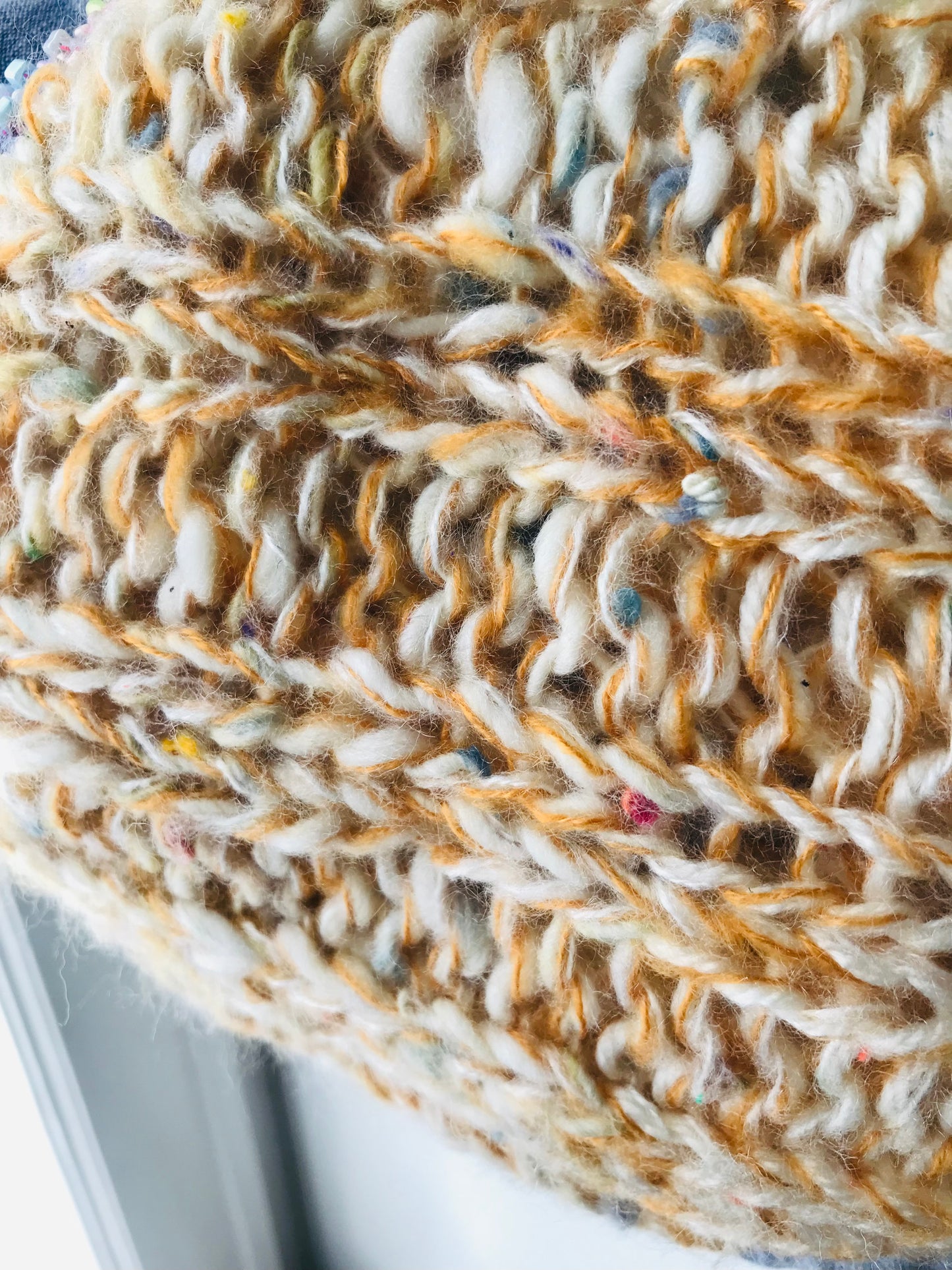 Taske håndsyet taske stof ægte læder håndtag håndlavet 1633